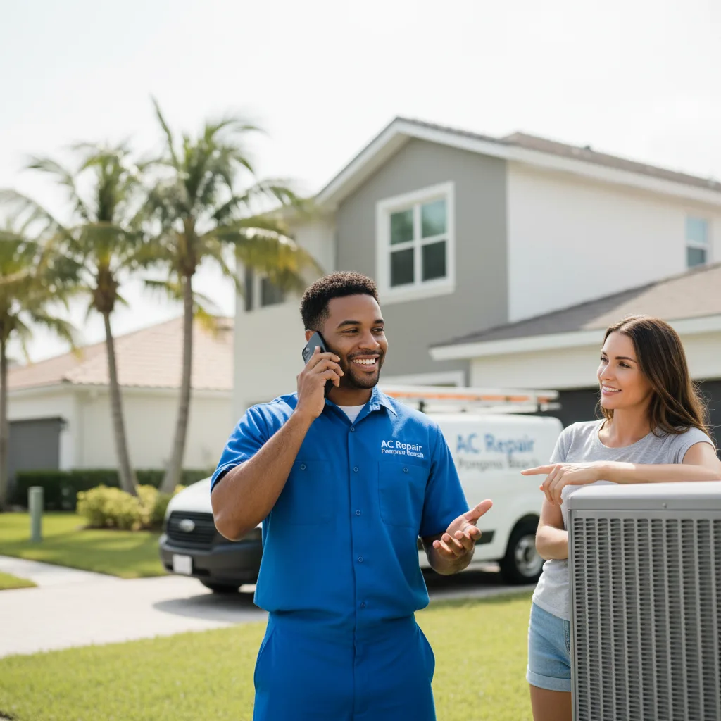 AC Repair Pompano Beach customer support in West Babylon